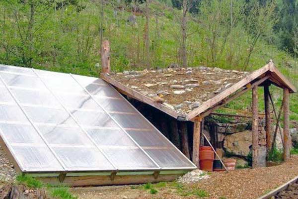 sunken greenhouse design