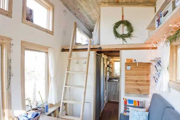 using drywall in a tiny house