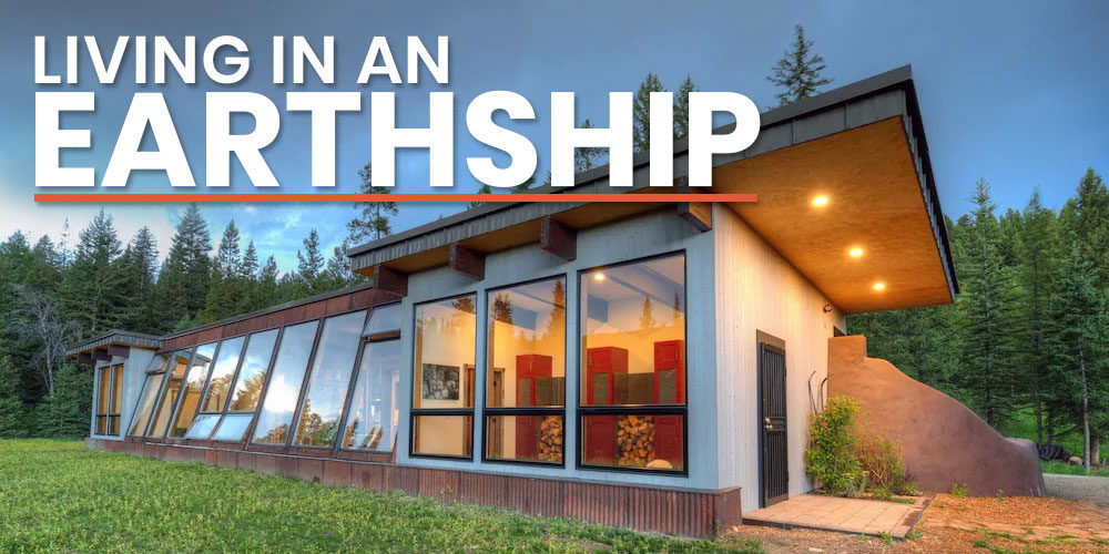 Living In An Earthship To Go Totally Off Grid