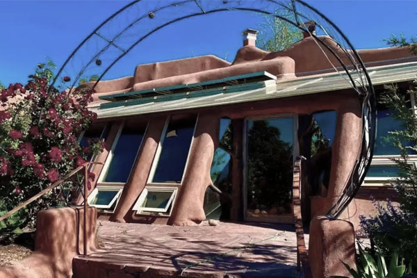 adobe style earthship construction