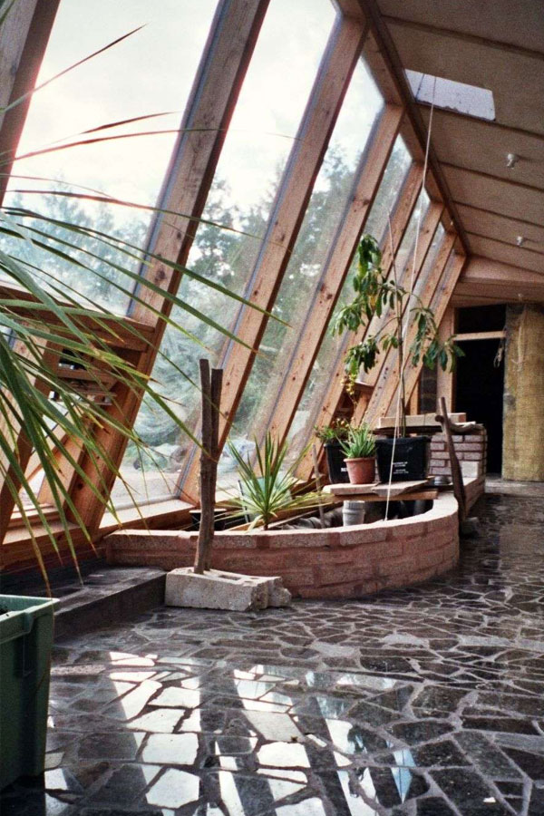 earthship front greenhouse style