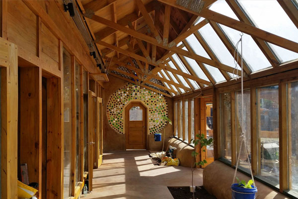 earthship greenhouse style