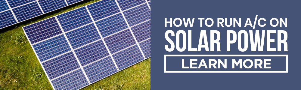 how to run ac on solar power