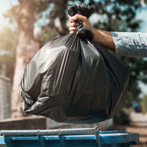 average American home generates about four tons of trash