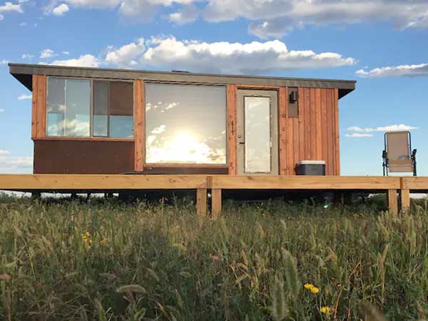 tiny house rental mansfield south dakota