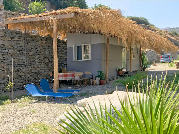 tiny house for rent Ikaria greece