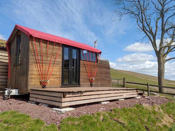 tiny house for rent builth wells wales