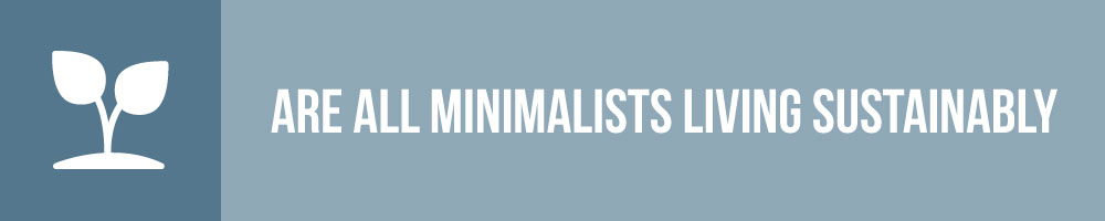 Are All Minimalists Living Sustainably