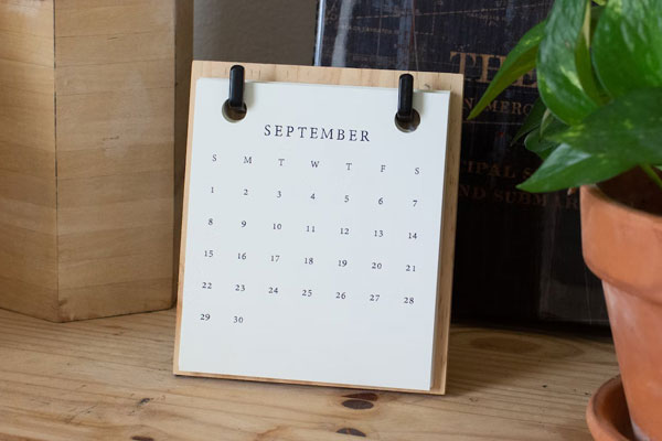 put a sunday reset on your calendar
