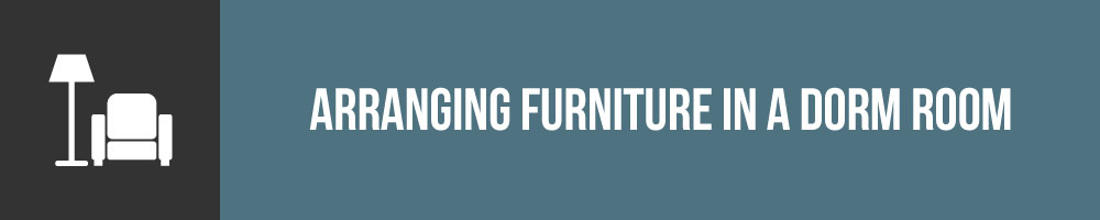 Arranging Furniture In A Minimalist Dorm Room