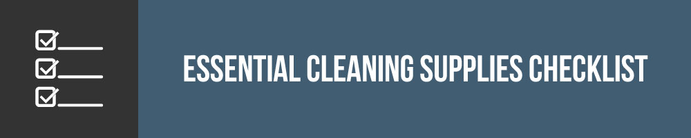 Essential Minimalist Cleaning Supplies Checklist