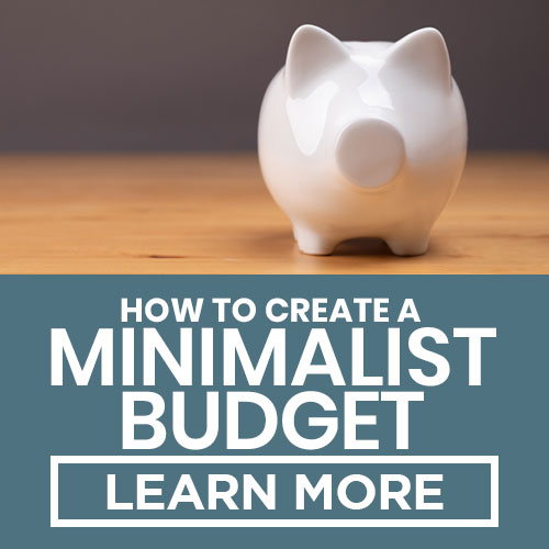how to create a minimalist budget