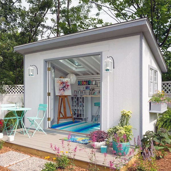 tiny house art studio