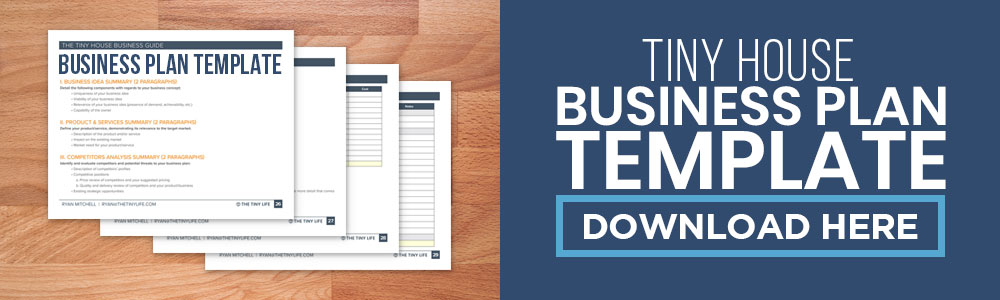 tiny house business plan template
