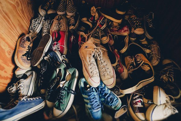time to declutter your shoes