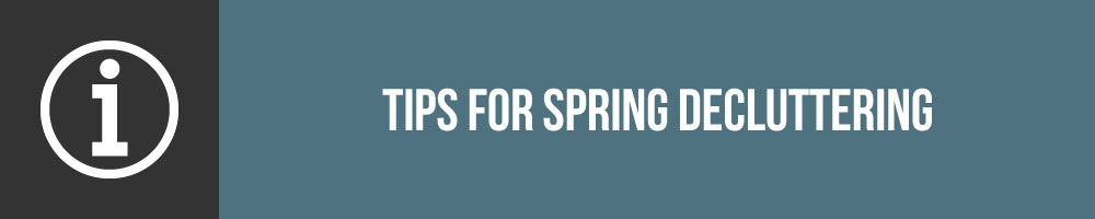 Tips For Spring Decluttering