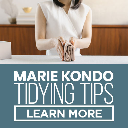 marie kondo tidying up tips