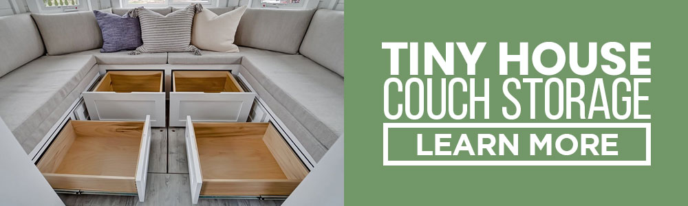 tiny house couch storage