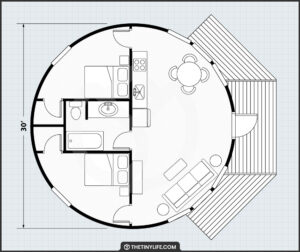Grain Bin House Floor Plans