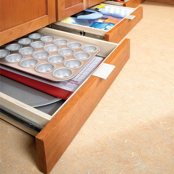 kitchen hideaway storage drawers