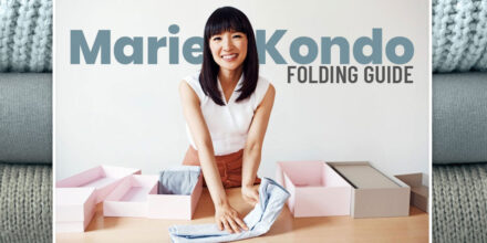marie kondo folding guide
