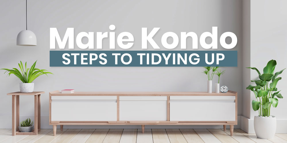 marie kondo steps to tidying up