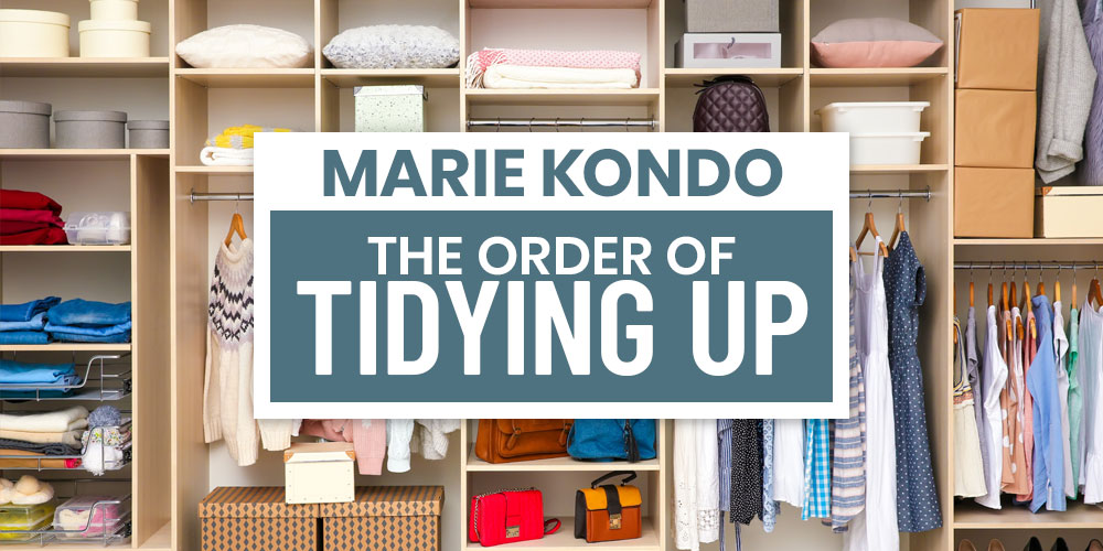marie kondo the order of tidying up