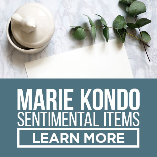 marie kondo sentimental items