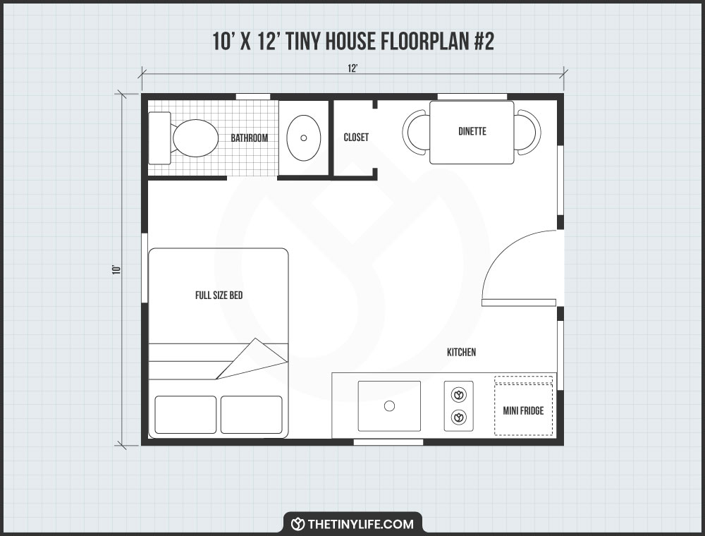 10 x 12 tiny house layout