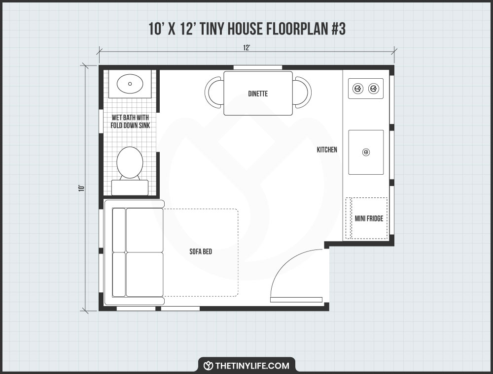 10 x 12 tiny house floorplan designs