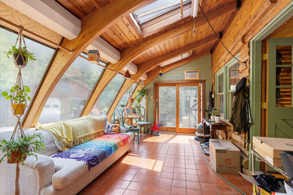 Quonset Hut Home Living Room Design