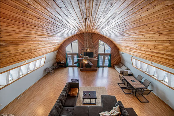 Quonset Hut Home Living Room Examples