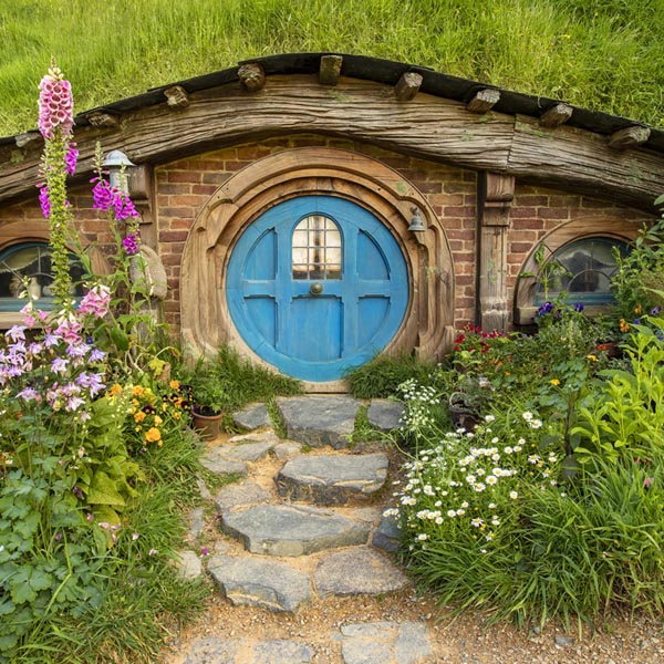hobbit house exterior doorway