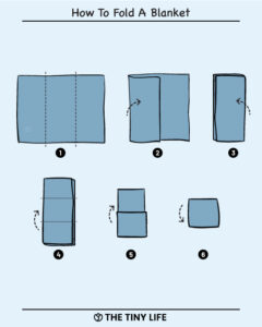 Marie Kondo Folding Blankets