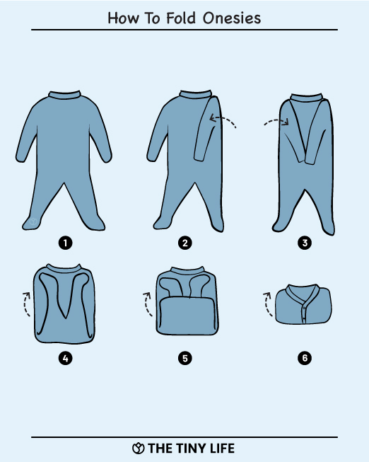 how to fold onesies