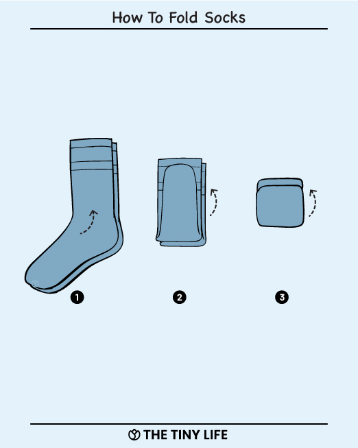 how to fold socks