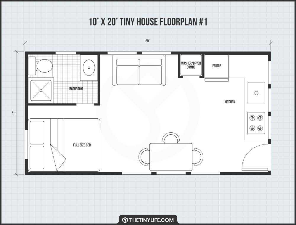 10x20 tiny house floorplan