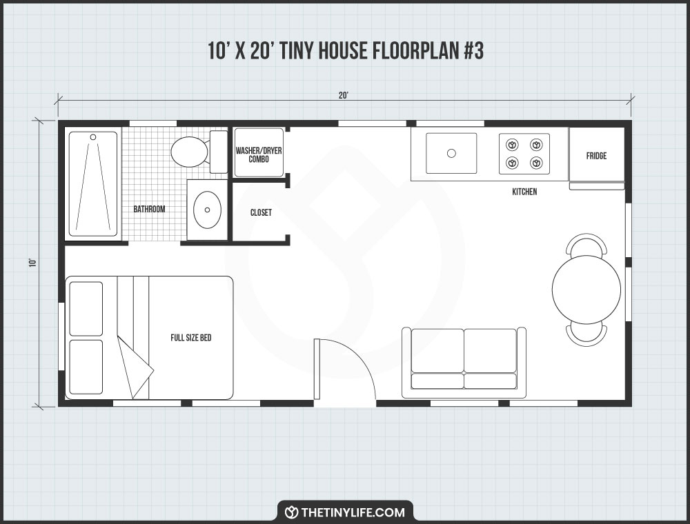 10x20 tiny home floorplan