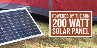 what will a 200 watt solar panel run
