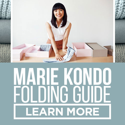marie kondo folding guide
