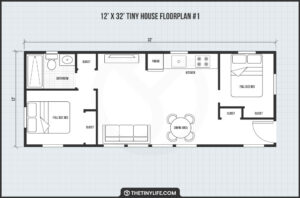 12 x 32 Tiny Home Designs, Floorplans, Costs And More - The Tiny Life