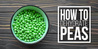 Dehydrating Peas