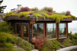View of Sustainable Rooftop Oasis: How To Build A Living Green Roof - The Tiny Life