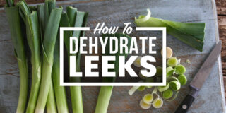 how to dehydrate leeks