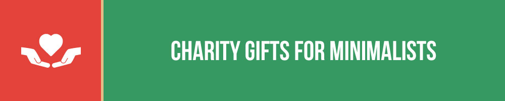 Charity Gifts For Minimalists