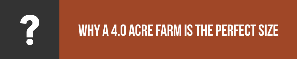 Why A Four Acre Farm is The Perfect Size