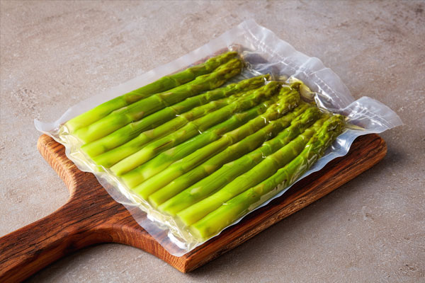 vacuum sealed dehydrated asparagus