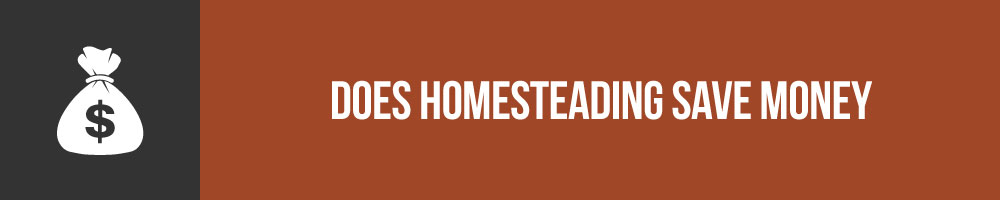Does Homesteading Save Money