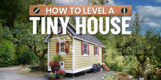 leveling a tiny house