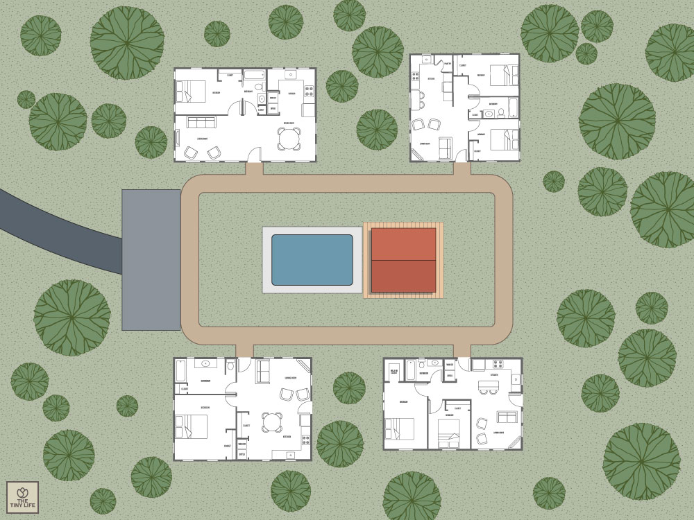 4-Home Dual Family Compound